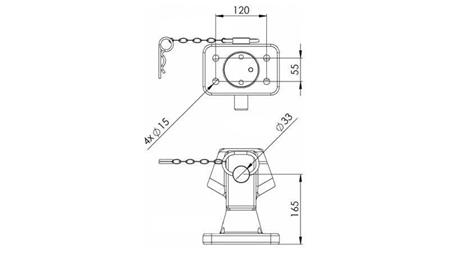 МОНТАЖНА ВРЪЗКА СЕМИЦИРКУЛЯРНА IGM-GA276-C