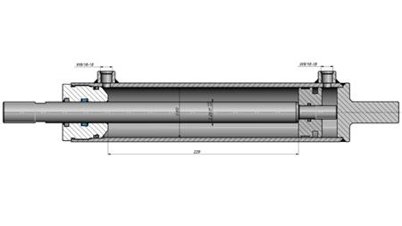 CILINDRU DE DIRECȚIE HIDRAULIC OEM-87337229
