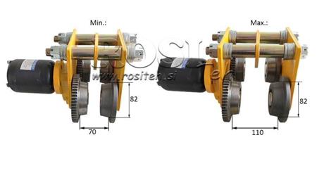 PROPULSIE ELECTRICĂ PENTRU CARUȚA INDUSTRIALĂ DWI 0.5 T