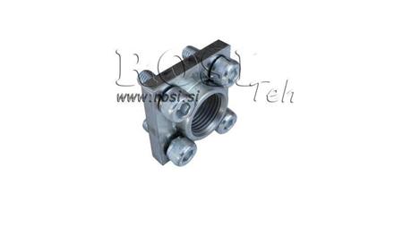 CONECTOR DE ȚEAVĂ 1/2 - FLANȘĂ DREAPTĂ fi 40