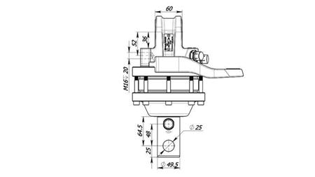 ROTATOR HIDRAULIC 3000/1500 KG CU AX