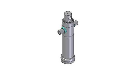 3022F -CILINDRU TELESCOPIC STANDARD/GĂURĂ 2 ETAPE CĂLĂTORIE 595 DIAMETRU 95
