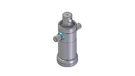 3031F -CILINDRU TELESCOPIC STANDARD/HOLE 3 ETAPE CURSĂ 593 DIAMETRU 112
