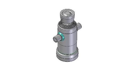 3041S -TELESCOPICKÝ CYLINDR STANDARD/KULIČKA 4 STUPNĚ ZDVIH 670 PRŮMĚR 124