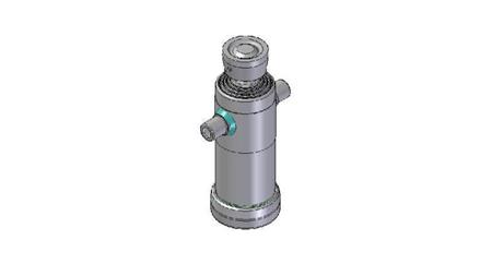 3043S -TELESCOPICKÝ CYLINDR STANDARD/KULIČKA 4 STUPNĚ ZDVIH 950 PRŮMĚR 124