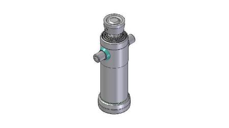 3045S -TELESCOPICKÝ CYLINDR STANDARD/BALL 4 STUPNĚ ZDVIH 1190 PRŮMĚR 124