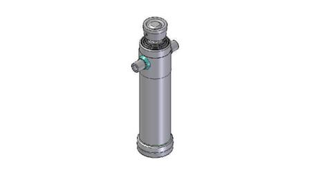 3048S -TELESCOPICKÝ CYLINDR STANDARD/KULIČKA 4 STUPNĚ ZDVIH 1710 PRŮMĚR 124