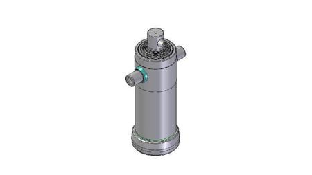 3057F -CILINDRU TELESCOPIC STANDARD/GAURĂ 5 ETAPE CURS 830 FI 152