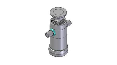 3062S -CILINDRU TELESCOPIC STANDARD/BOL 4 ETAPE CĂLĂTORIE 670 DIAMETRU 112
