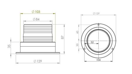 LAMPĂ ROTATIVĂ LED MAGNETICĂ 12V