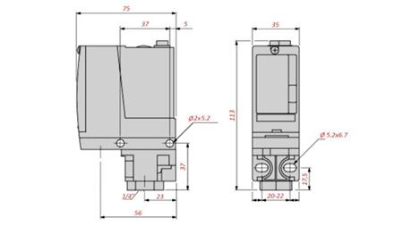 COMUTATOR DE PRESIUNE REGLABIL SINGUR 20-300BAR XMLA300D2S11