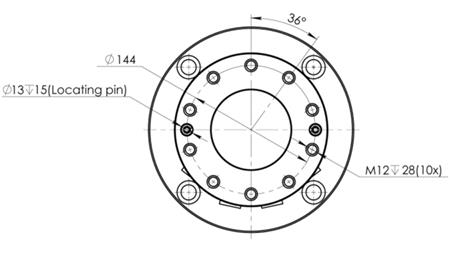 ROTATOR HIDRAULIC CPR5-01 10000/5000 KG