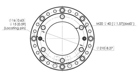 ХИДРАВЛИЧЕН РОТАТОР CPR8-01 33000-8000 KG