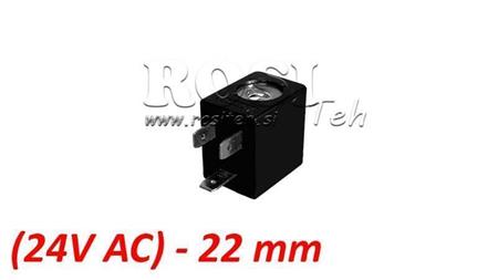 (22) ЕЛ. МАГ. БОБИНА 24V AC 5VA ЗА ПНЕВМАТИЧЕН ВЕНТИЛ 1/4-3/8-1/2