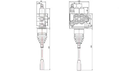 ХИДР. КЛАПАН 2xP40 JOYSTICK