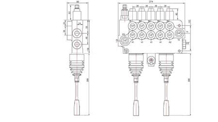 VANĂ HIDRAULICĂ 5xP80   2x JOYSTICK