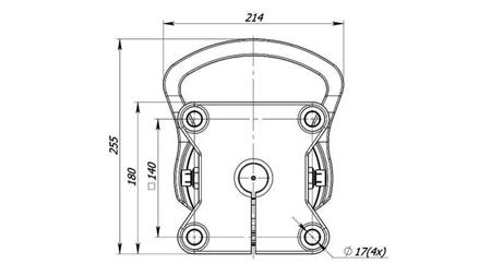 ROTATOR HIDRAULIC 3000/1500 KG CU FLANȘĂ