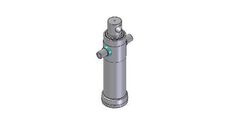 4022F -TELESCOPICKÝ CYLINDR STANDARD/DÍRA 2 STUPNĚ ZDVIH 695 PRŮMĚR 106