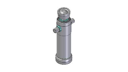 4023S -TELESCOPICKÝ CYLINDR STANDARD/KULIČKA 2 STUPNĚ ZDVIH 695 PRŮMĚR 124