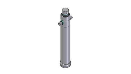 4029F -TELESCOPICKÝ CYLINDR STANDARD/DÍRA 2 STUPNĚ CESTA 1395 PRŮMĚR 124