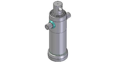 4035F -CILINDRU TELESCOPIC STANDARD/GAURĂ 3 ETAPE CURS 1283 FI 124