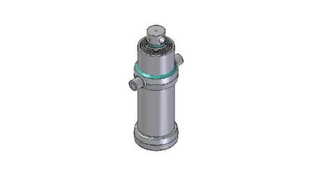 4046F -CILINDRU TELESCOPIC STANDARD/GAURĂ 4 ETAPE CUSCĂ 1690 FI 170