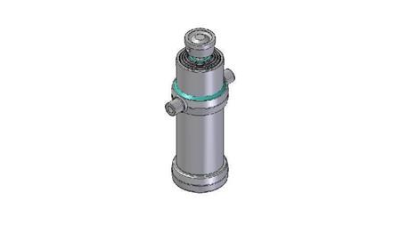 4046S - TELESCOPICKÝ CYLINDR STANDARD/KULIČKA 4 STUPNĚ ZDVIH 1690 PRŮMĚR 170