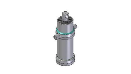4051F -CILINDRU TELESCOPIC STANDARD/GAURĂ 5 ETAPE CUSCĂ 2120 FI 170