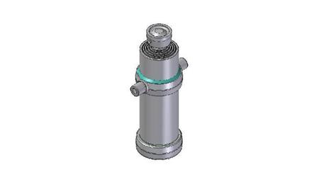 4051S -CILINDRU TELESCOPIC STANDARD/BALL 5 ETAPE CĂLĂTORIE 2120 DIAMETRU 170