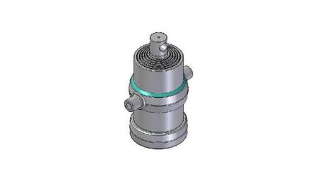 4058F -CILINDRU TELESCOPIC STANDARD/GAURĂ 6 ETAPE CUSCĂ 1540 FI 190