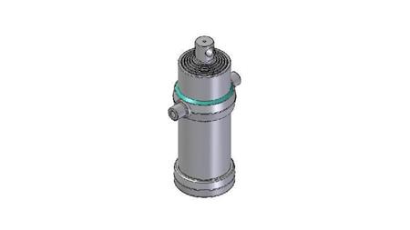4063F -CILINDRU TELESCOPIC STANDARD/GAURĂ 6 ETAPE CUSCĂ 3405 DIAMETRU 190