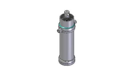 4064F -CILINDRU TELESCOPIC STANDARD/GAURĂ 6 ETAPE CUSCĂ 3585 DIAMETRU 190