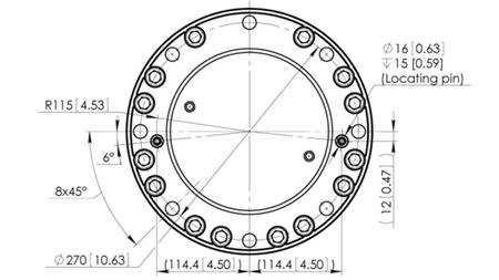 ХИДРАВЛИЧЕН РОТАТОР CPR9-01 33000/9000 KG