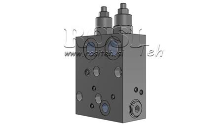 VANĂ PENTRU FRÂNA HIDRAULICĂ A MOTORULUI HIDRAULIC KPBR-250/1/D