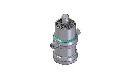 6020F -CILINDRU TELESCOPIC STANDARD/GAURĂ 6 ETAPE CUSCĂ 1465 FI 170