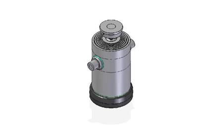 6085S -CILINDRU TELESCOPIC STANDARD/BALL 6 ETAPE CĂLĂTORIE 2260 DIAMETRU 300