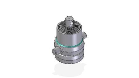 7015F -CILINDRU TELESCOPIC STANDARD/GAURĂ 7 ETAPE CURS 1135 FI 190