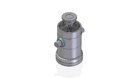 7032S -TELESCOPICKÝ CYLINDR STANDARD/BALL 7 STUPŇŮ CESTA 1992 PRŮMĚR 240