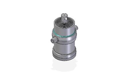 7052F -CILINDRU TELESCOPIC STANDARD/GAURĂ 7 ETAPE CURS 2085 FI 215
