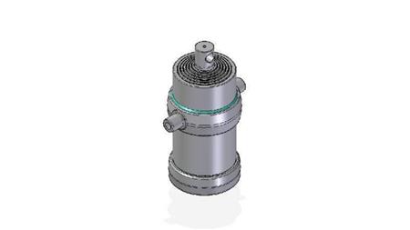 7057F -CILINDRU TELESCOPIC STANDARD/GAURĂ 7 ETAPE CĂLĂTORIE 2340 DIAMETRU 215