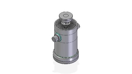 7085S -CILINDRU TELESCOPIC STANDARD/BOL 7 ETAPE CUSCĂ 2677 DIAMETRU 300