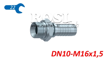 ХИДРАВЛИЧНА ВРЪЗКА BSP МЪЖКИ DN10-M16X1,5