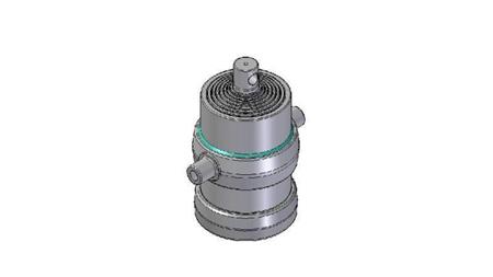 8021F - TELESCOPISK CYLINDER STANDARD/HÅL 8 STEG SLAG 2030 FI 215