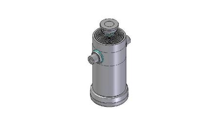 8037S -CILINDRU TELESCOPIC STANDARD/BOL 8 ETAPE CUSCĂ 3740 DIAMETRU 270