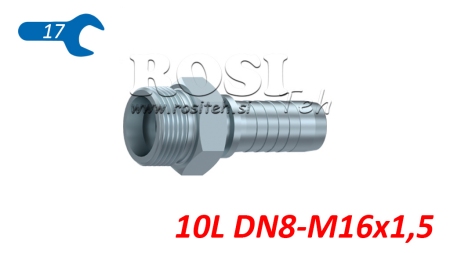 ХИДРАВЛИЧНА ВРЪЗКА CEL 10 МЪЖКИ DN8-M16X1,5