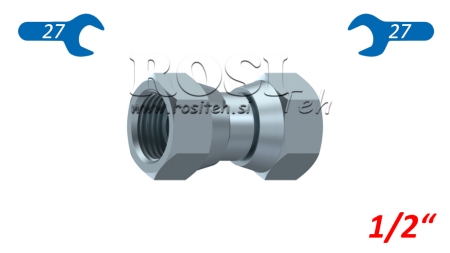 ХИДРАВЛИЧЕН ДВОЕН ВРЪТКИ НУТ 1/2