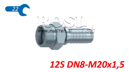 ХИДРАВЛИЧНО СВЪРЗВАНЕ CES 12 S МЪЖКИ DN8-M20X1.5