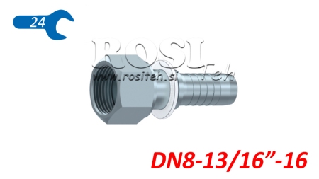ХИДРАВЛИЧНА ВРЪЗКА DKORFS ЖЕНСКА DN8-13/16-16