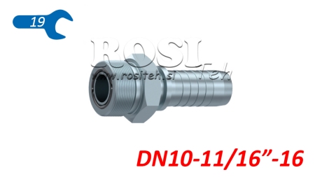 HIDRAVLIČNI PRIKLJUČEK AGORFS MOŠKI DN10-11/16-16