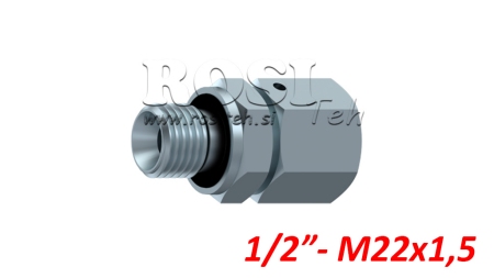 ХИДРАВЛИЧЕН ДВОВИЯЧНИК УВОЙНИ ВИЯЧЕН СПОЙ АОВР ЕД BSP1/2 - M22X1,5